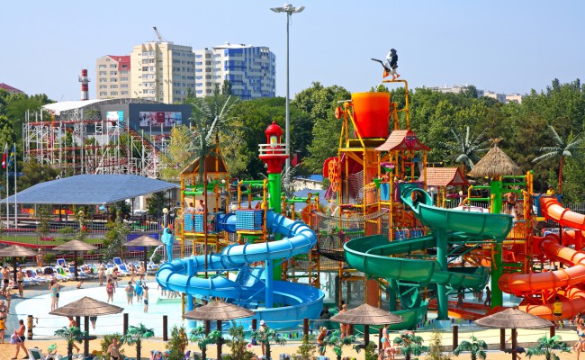 Water park “Golden Beach”. Anapa. Children’s sector