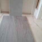 Grey Tiles Textured Bathroom